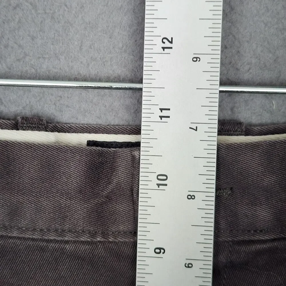 J CREW Pants Mens 34x32 Gray Stretch Chino Flat Front Straight Leg Casual